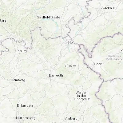 Map showing location of Oberhaid (50.126140, 11.805140)