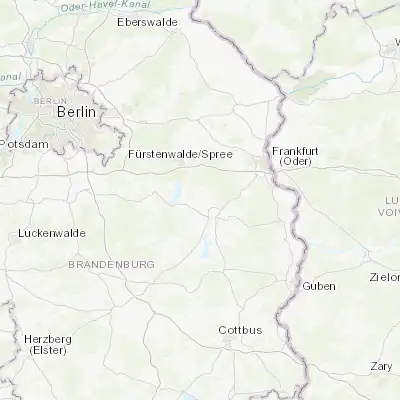 Map showing location of Rietz Neuendorf (52.227580, 14.174630)