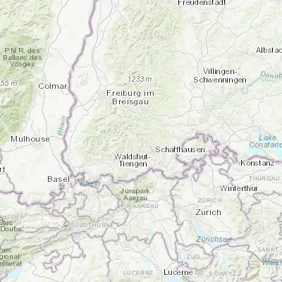Map showing location of Sankt Blasien (47.762520, 8.127140)