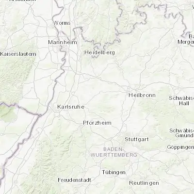 Map showing location of Sulzfeld (49.104720, 8.855830)