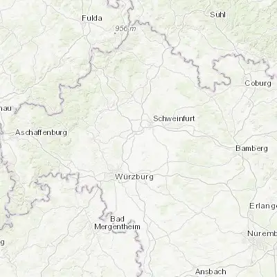 Map showing location of Waigolshausen (49.964300, 10.120010)