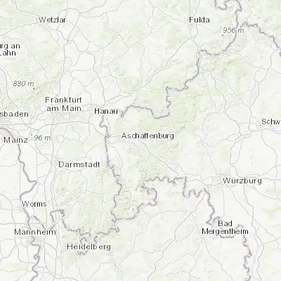 Map showing location of Waldaschaff (49.975280, 9.301940)