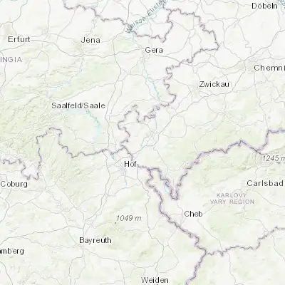 Map showing location of Weischlitz (50.450000, 12.066670)