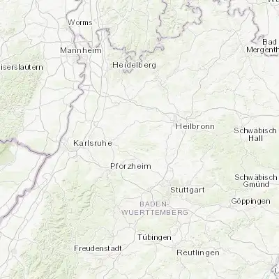 Map showing location of Zaberfeld (49.056110, 8.926940)