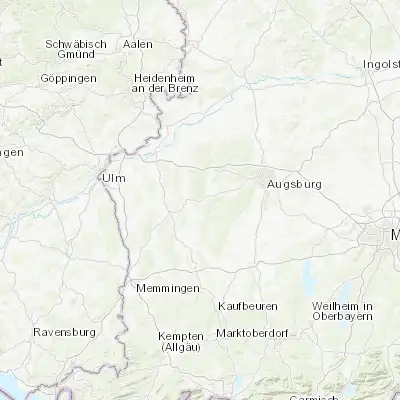 Map showing location of Ziemetshausen (48.292440, 10.535030)
