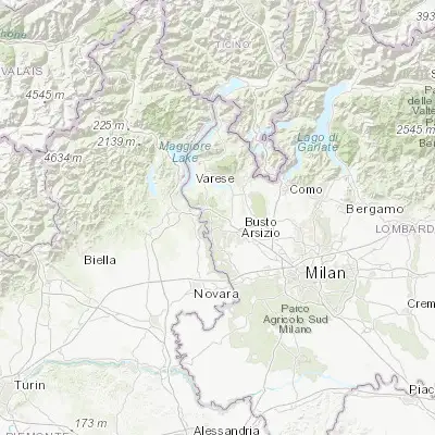 Map showing location of Arsago Seprio (45.687640, 8.735090)