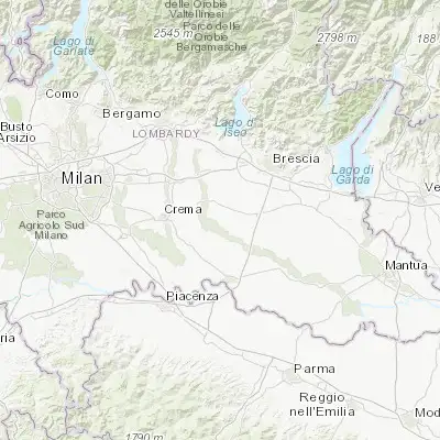 Map showing location of Borgo San Giacomo (45.347980, 9.968170)