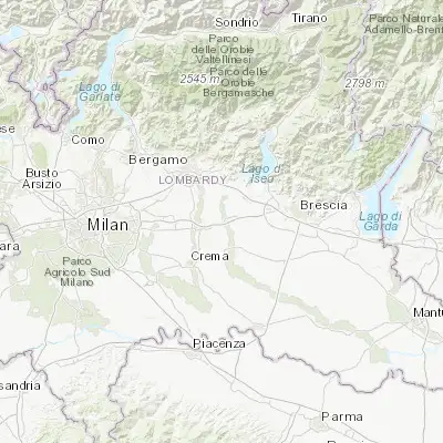 Map showing location of Calcio (45.508260, 9.849020)