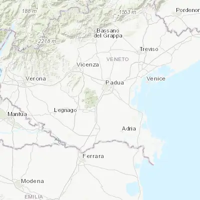 Map showing location of Carrara San Giorgio (45.292590, 11.818410)
