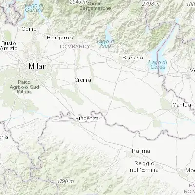 Map showing location of Casalbuttano (45.251870, 9.961670)