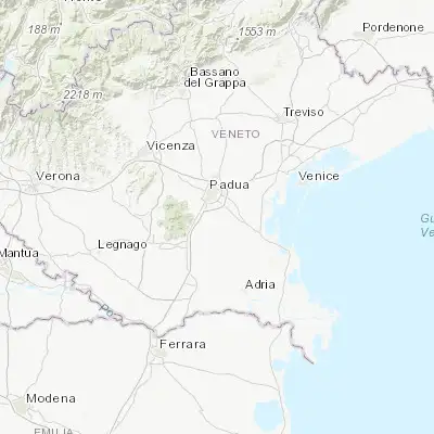 Map showing location of Casalserugo (45.315490, 11.912320)
