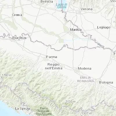 Map showing location of Castelnovo di Sotto (44.812530, 10.566940)
