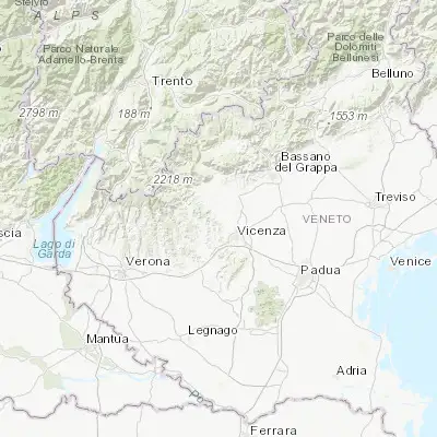 Map showing location of Castelnovo (45.615570, 11.459380)