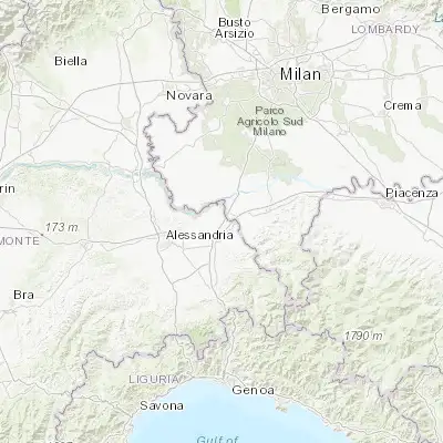 Map showing location of Castelnuovo Scrivia (44.979320, 8.882460)