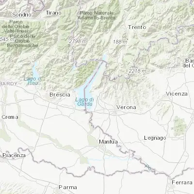 Map showing location of Cavajon Veronese (45.540090, 10.770480)