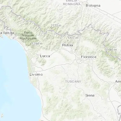 Map showing location of Cerreto Guidi (43.758510, 10.881910)