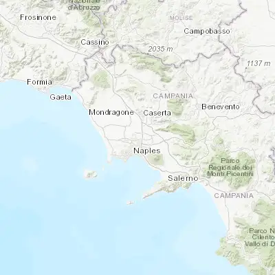 Map showing location of Crispano (40.952510, 14.289930)