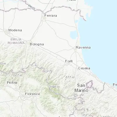 Map showing location of Faenza (44.290070, 11.879480)