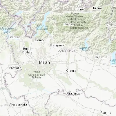 Map showing location of Fara Gera d'Adda (45.556560, 9.536560)