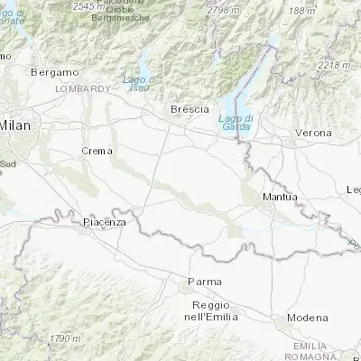 Map showing location of Gambara (45.253660, 10.294340)