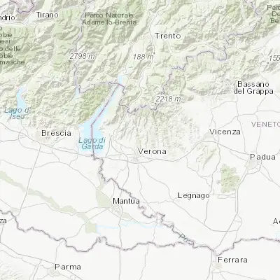 Map showing location of Grezzana (45.522720, 11.017430)