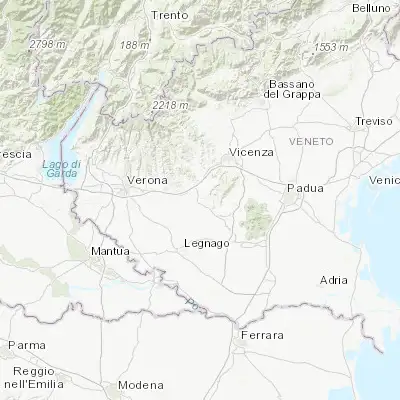 Map showing location of Lonigo (45.385760, 11.384020)