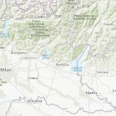 Map showing location of Lumezzane (45.647890, 10.264870)