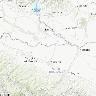 Map showing location of Novi di Modena (44.889740, 10.900270)