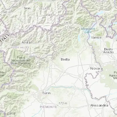 Map showing location of Occhieppo Inferiore (45.550060, 8.021020)