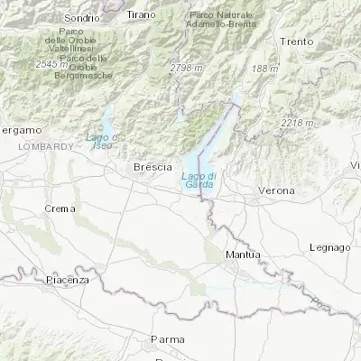 Map showing location of Padenghe sul Garda (45.507870, 10.518570)