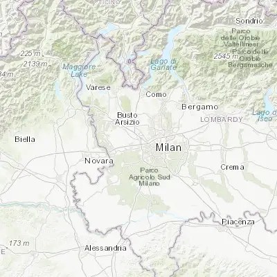 Map showing location of Passirana (45.547920, 9.044120)