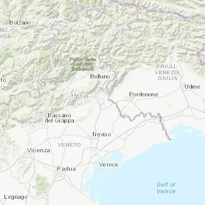 Map showing location of San Fior di Sopra (45.922190, 12.361370)
