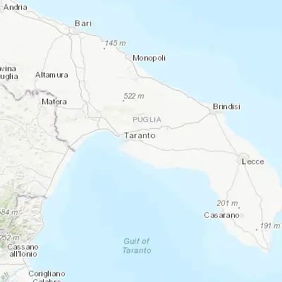 Map showing location of San Giorgio Ionico (40.457960, 17.380340)