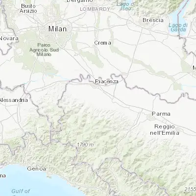 Map showing location of San Giorgio Piacentino (44.951980, 9.737730)