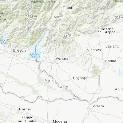 Map showing location of San Martino Buon Albergo (45.420830, 11.095620)