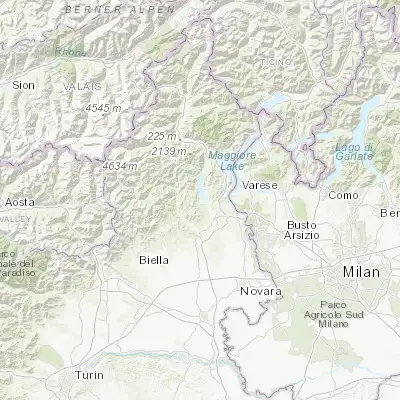 Map showing location of San Maurizio D'Opaglio (45.772990, 8.395990)