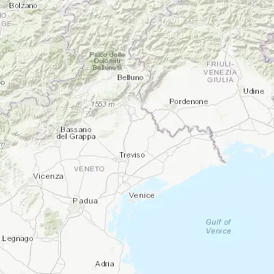 Map showing location of San Polo di Piave (45.789690, 12.392870)