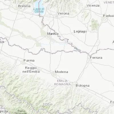 Map showing location of San Possidonio (44.874020, 10.980870)