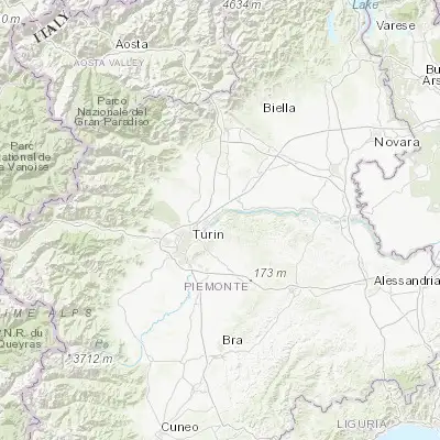 Map showing location of San Raffaele Cimena (45.146650, 7.849320)