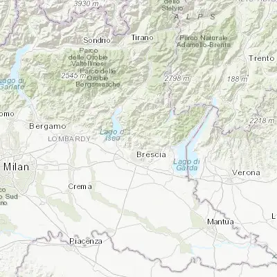 Map showing location of San Sebastiano (45.651920, 10.256810)