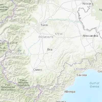 Map showing location of Santa Vittoria d'Alba (44.698640, 7.937330)