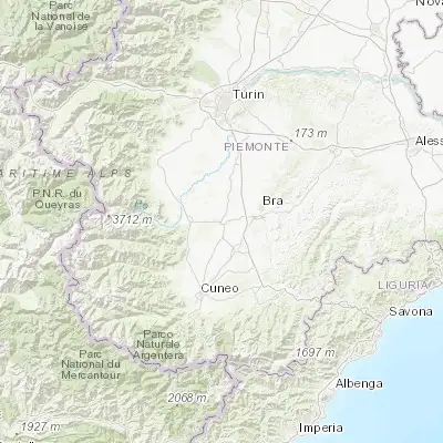 Map showing location of Savigliano (44.648080, 7.656770)