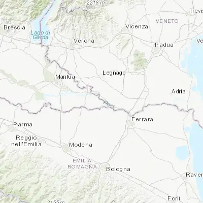 Map showing location of Sermide (45.003490, 11.292900)