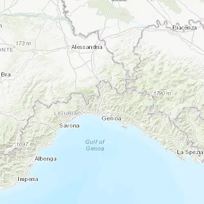 Map showing location of Serra Riccò (44.510710, 8.938060)