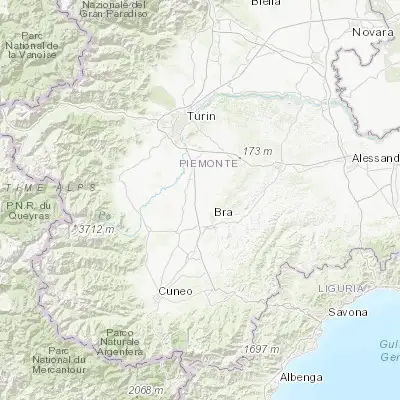 Map showing location of Sommariva del Bosco (44.772570, 7.781770)