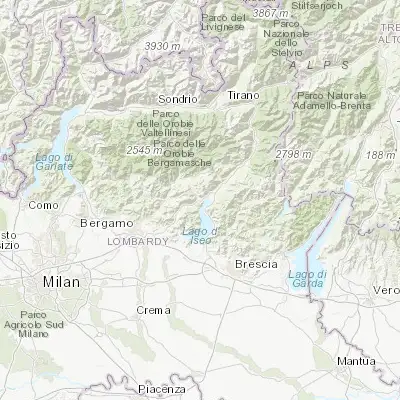 Map showing location of Sovere (45.811880, 10.034380)