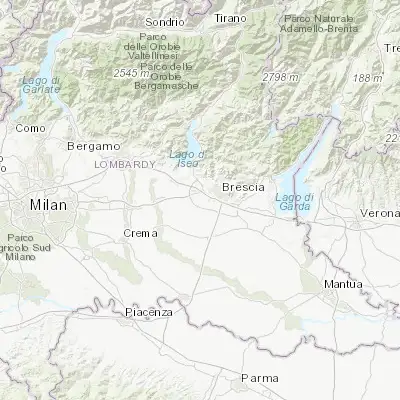 Map showing location of Torbole Casaglia (45.512790, 10.117000)