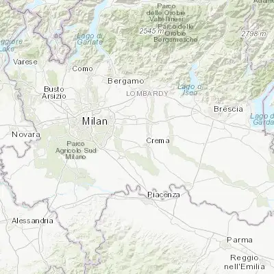 Map showing location of Trescore Cremasco (45.402980, 9.622780)
