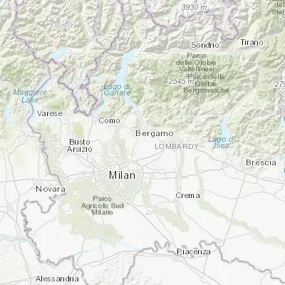 Map showing location of Verderio Superiore (45.667780, 9.440350)