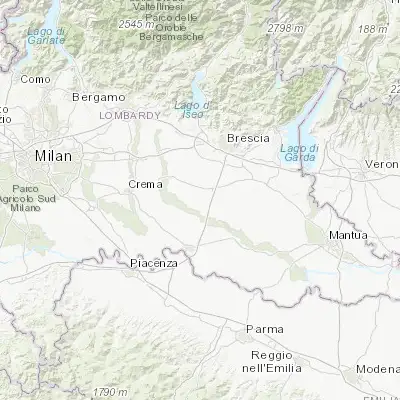 Map showing location of Verolanuova (45.328340, 10.078570)